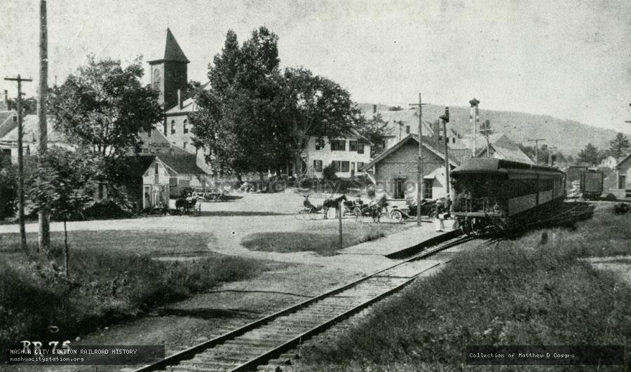 Postcard: Boston & Maine Station, Alton, New Hampshire